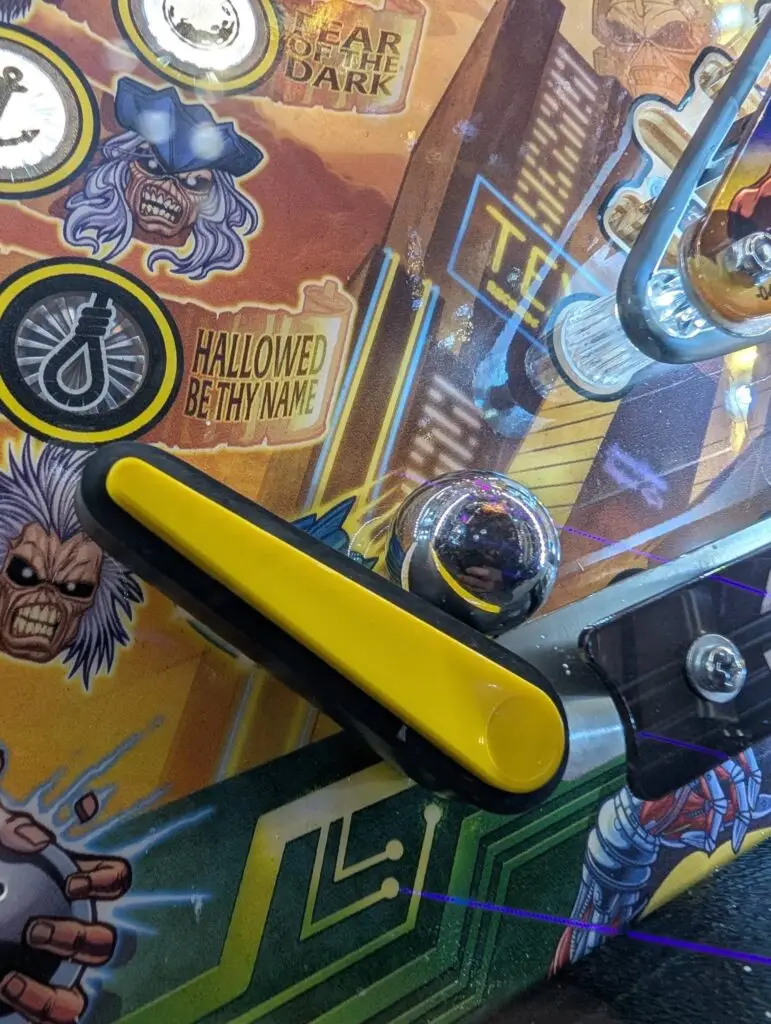 Pinball machine at Lanes Raceway