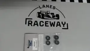 1RC Wheel Covers, Black, 3D Printed, 1/18 Midget (Pack of 4)