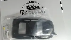 1RC Body & Driver, Black, Asphalt Late Model