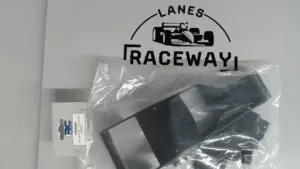 1RC Body & Driver, Black, Asphalt Modified